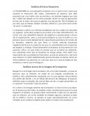 ANÁLISIS ÁREA FINANCIERA