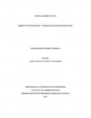 Ambiente empresarial y administracion internacional