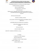 PRODUCCIÓN Y DISTRIBUCIÓN DE BREAK SALUDABLE EN LAS UNIVERSIDADES PRIVADAS DEL DISTRITO DE CAJAMARCA - AÑO 2015