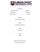 Presupuesto de empresa