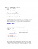 EJEMPLO 1: (Multiplicación por un monomio)