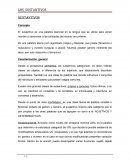 Clases de palabras. SUSTANTIVOS Concepto