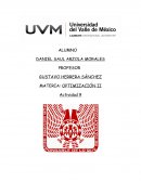 Optimizacion II Actividad 9