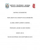 ENSAYO DE CONCEPTO DE ECONOMETRÍA
