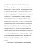LOS PROBLEMAS DE APRENDIZAJE EN LOS NIÑOS Y SUS IMPLICANCIAS