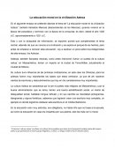 La educación moral en la civilización Azteca