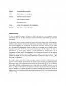 La idea: Nace un proyecto de investigación.