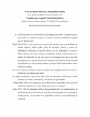 Curso Sociedades Modernas y Desigualdades Sociales Ciclo Inicial, Facultad de Ciencias Sociales, 2015 Preguntas para el segundo Parcial (domiciliario)