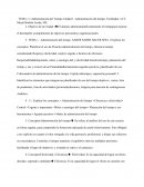 Administracion del tiempo. Saber saber hacer ser