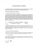 ELASTICIDAD PRECIO DE LA DEMANDA ¿Qué es la elasticidad precio de la demanda?
