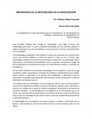 IMPORTANCIA DE LA METODOLOGÍA DE LA INVESTIGACIÓN