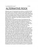 Ensayo rock alternativo