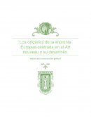 Origenes de la imprenta y relación con el Art nouveau