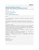 Empresa: ADO y Empresas Coordinadas, S.A de C.V