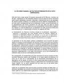 EL RECURSO HUMANO, UN FACTOR DETERMINANTE EN EL ÉXITO EMPRESARIAL