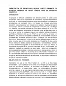 CAPACITACION DE PROMOTORES NEGROS AFROCOLOMBIANOS EN ATENCION PRIMARIA EN SALUD PÚBLICA PARA EL BIENESTAR COLECTIVO