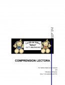 Proyecto practicas. Comprension lectora