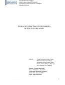 TEORIA DEL PROCESO DE ENFERMERÍA DE IDA JEAN ORLANDO