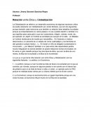 Relación entre ética y globalización