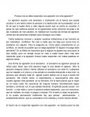 Porque no se debe pelear