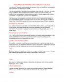 RESUMEN DE INTERNET DEL LIBRO OFFICE 2013