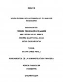 VISION GLOBAL DE LAS FINANZAS Y EL ANALISIS FINANCIERO
