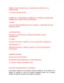 RUBRICA PARA TRABAJO FINAL CALIDAD EN EL SERVICIO DE LA HOSPITALIDAD