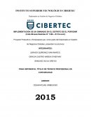 IMPLEMENTACIÓN DE UN GIMNASIO EN EL DISTRITO DE EL PORVENIR
