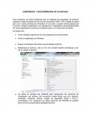 COMPRESION Y DESCOMPRESION DE UN ARCHIVO