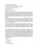 La nueva forma de la educación