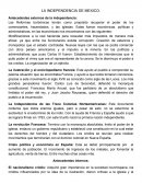 La independencia de mexico