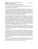 Ensayo de vídeos de ética