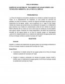 TRATAMIENTO BIOLOGICO DE AGUAS RESIDUAL