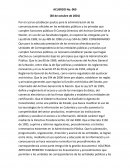 CUAL ES EL ACUERDO No. 060 (30 de octubre de 2001)