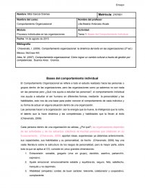 Tarea comportamiento. Página 1