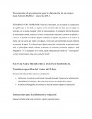 Pautas para elaboracion de ensayo