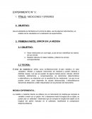 Mediciones y errores Hacer mediciones con una regla, un pie de rey e identificar los valores de sus errores.