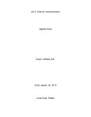 Act 2: Fase de reconocimiento Algebra lineal