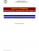 Modelo proyecto Planificación y formulación del Proyecto