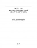 INVESTIGACIÒN DE SOAP (SIMPLE OBJECT ACCESS PROTOCOL)
