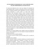 Acta de asamblea extraordinaria del club de leones Bellavista