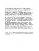 COMO ES LA REFLEXIÓN SOBRE EL PAPEL DE LOS MEDIOS DE COMUNICACIÓN