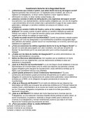 Cuestionario seguridad social