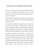 EL TRABAJAR EN GRUPO NO ES SINÓNIMO DE TRABAJAR EN EQUIPO.