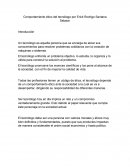 Comportamiento ético del tecnólogo