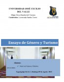 Ensayo Genero y Turismo
