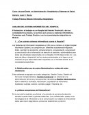 ANALISIS DEL SISTEMA INFORMÁTICO DEL HOSPITAL