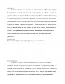 La práctica educativa en los dicentes es una actividad dinámica