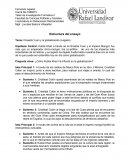 Estructura ensayo