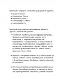 Ejemplo de 5 empresas hondureñas que aplican la Logística